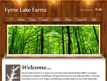 Tablet Screenshot of fyrnelake.com